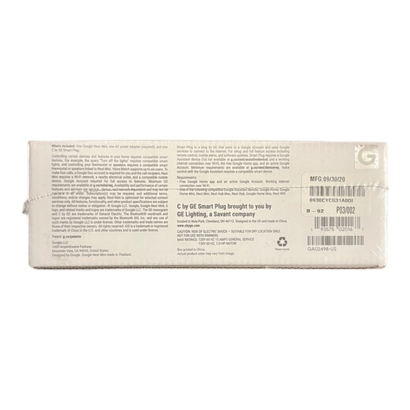 Google Nest Mini and GE Smart Plug 2nd Generation bundle - Picture 5 of 5